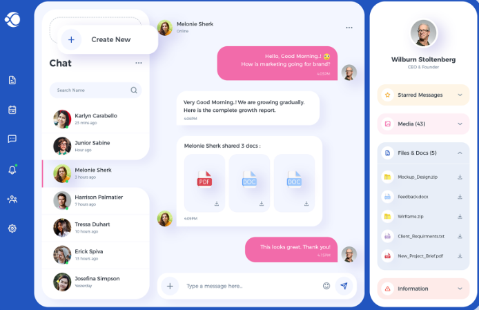 Bakir Kammoun — MERN real-time chat application with Socket.IO and WebSocket